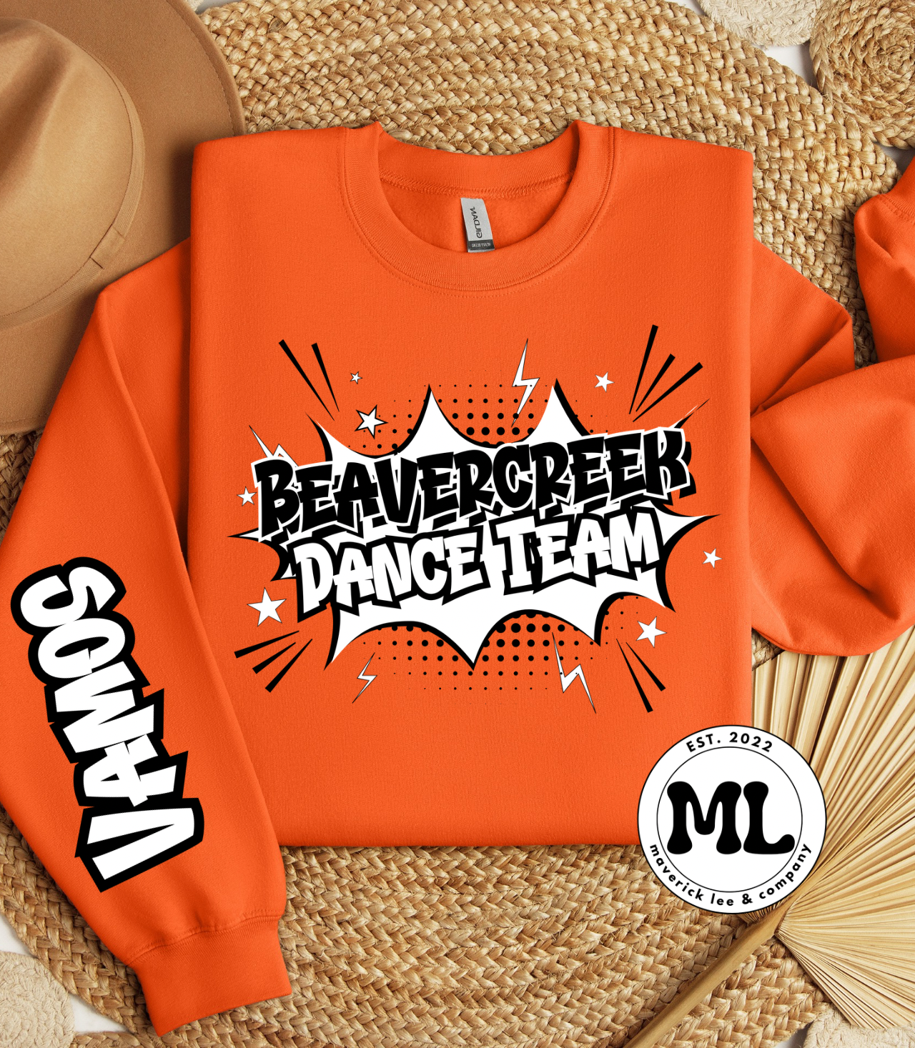 Beavercreek dance team black + white graffiti
