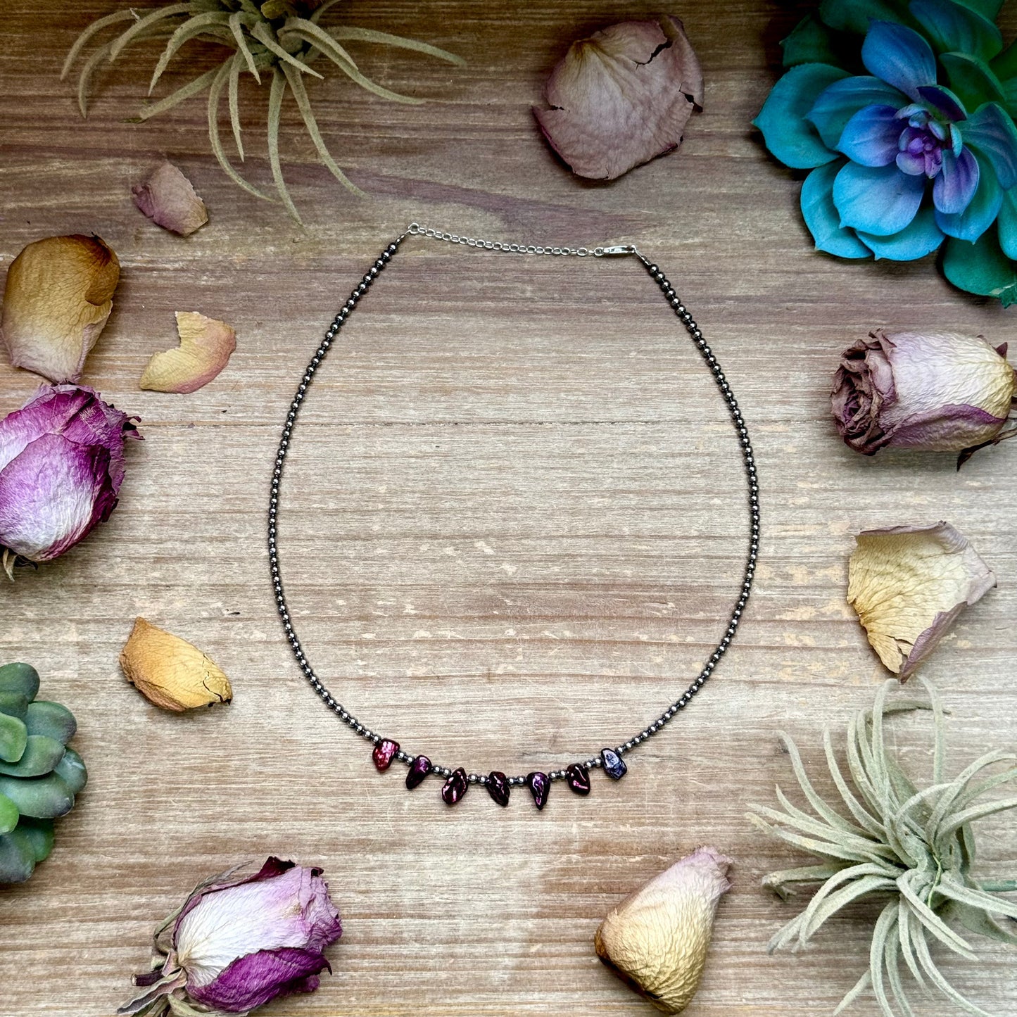 Dyed Freshwater Pearl Choker – 15.5”