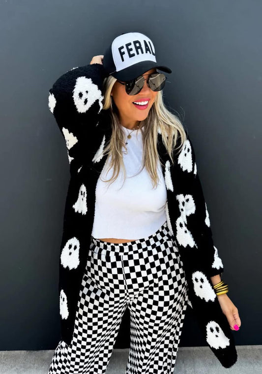 GHOST REVERSIBLE CLOUD CARDIGAN in stock