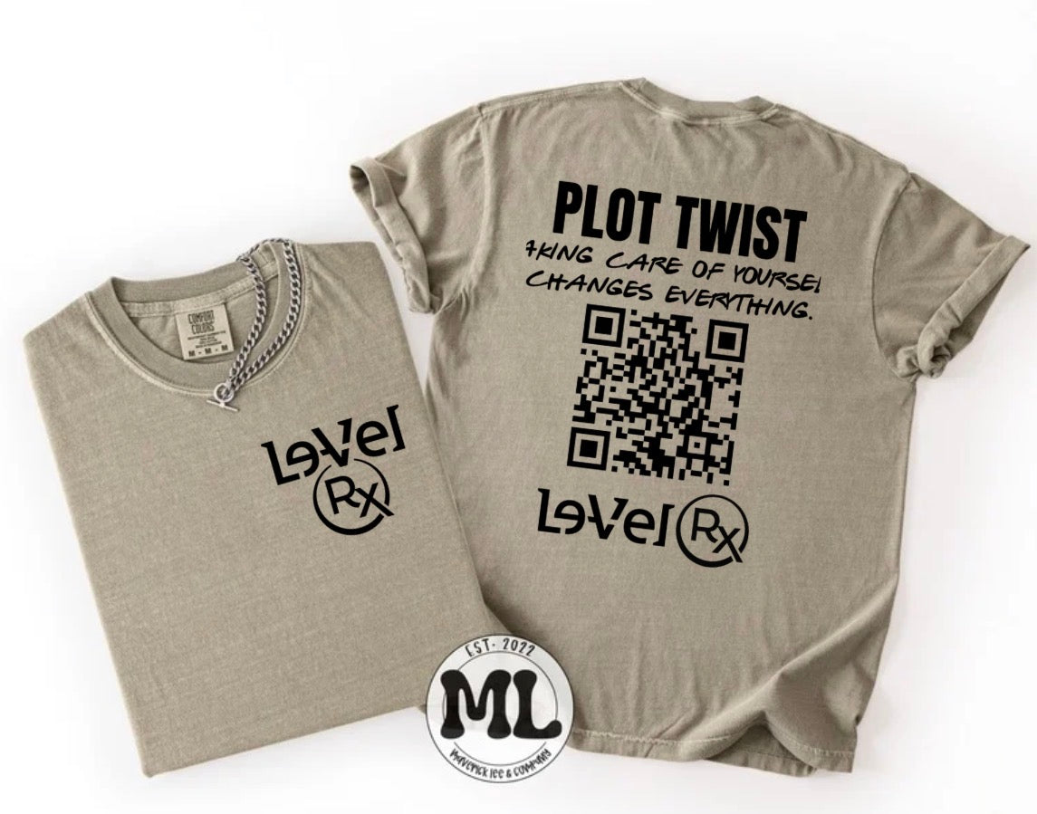 LVRX Custom - plot twist - BLACK FONT