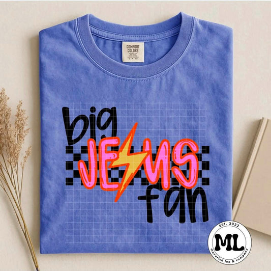 Big Jesus fan – pink