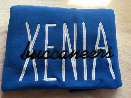 Skinny + Script embroidery
