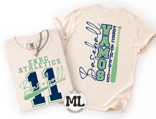EKRC athletics custom front and back