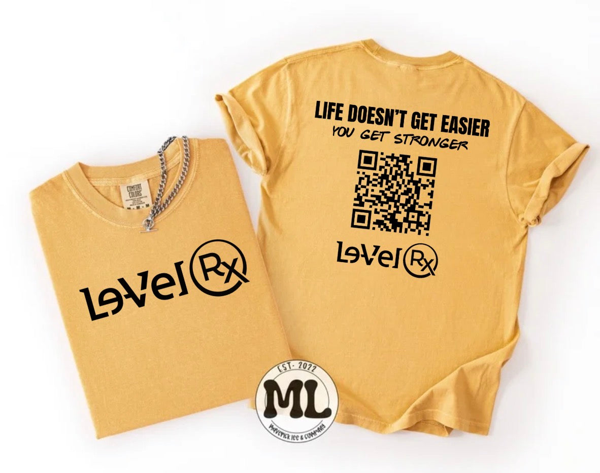 LVRX Custom - Life doesn’t get easier - BLACK FONT