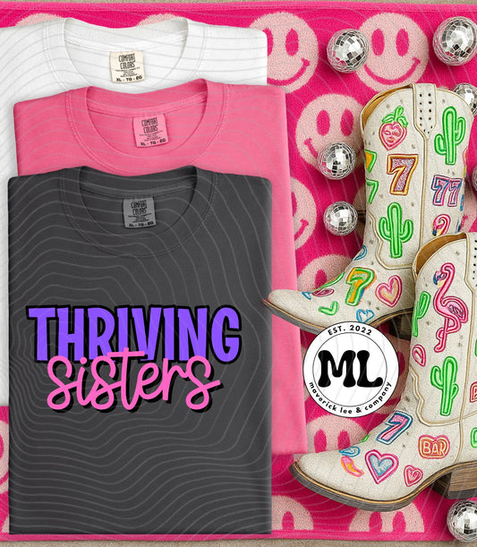 Thriving sisters purple + pink