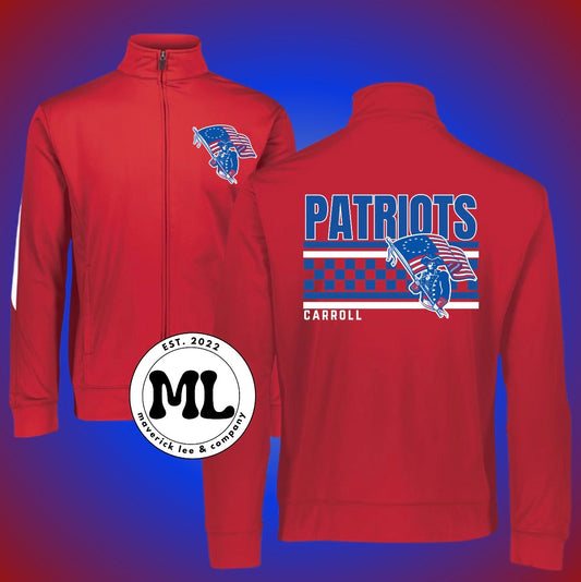 Carroll Patriots checkered Jacket