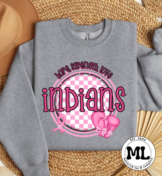 Stebbins Indians - pink