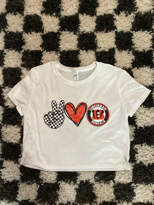 Small crop tee in stock