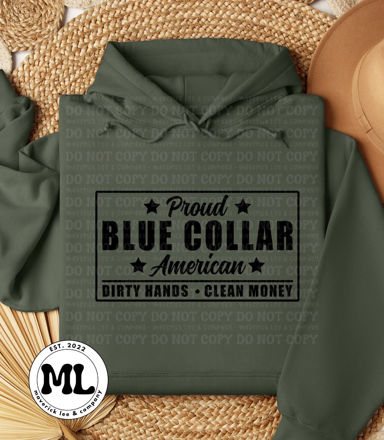 Proud blue collar