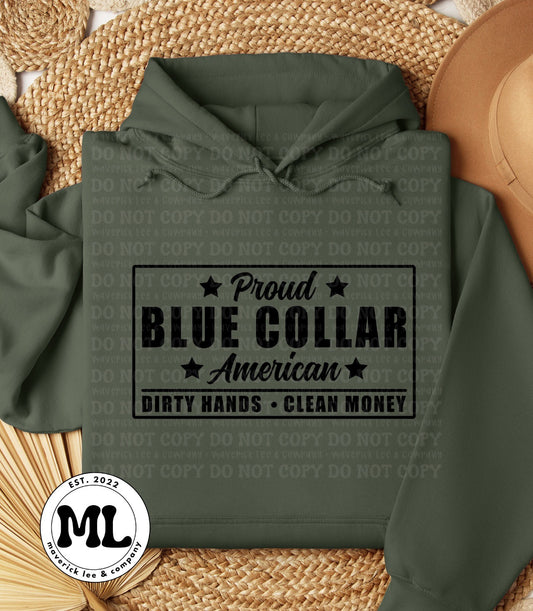 Proud blue collar