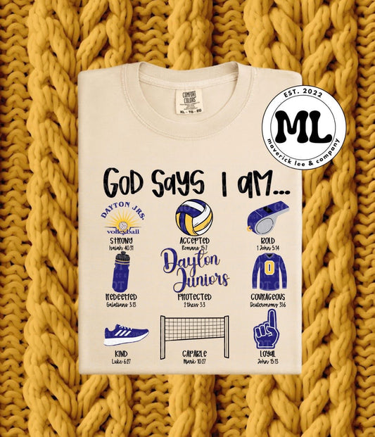 God says I am - Dayton Juniors Volleyball