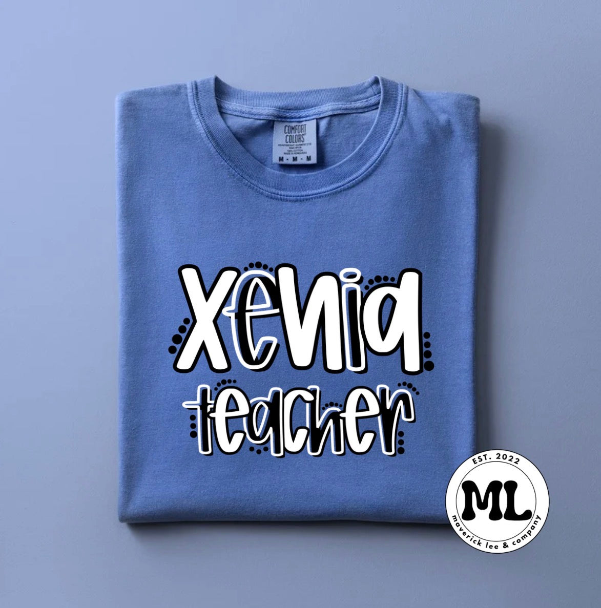Xenia teacher Grace + dots