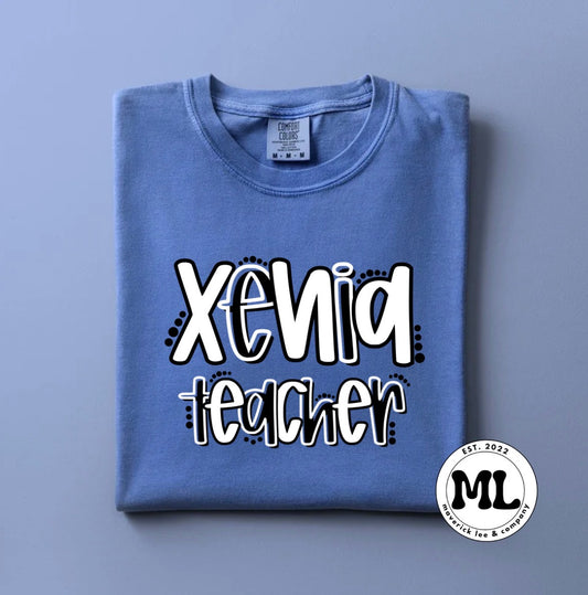 Xenia teacher Grace + dots