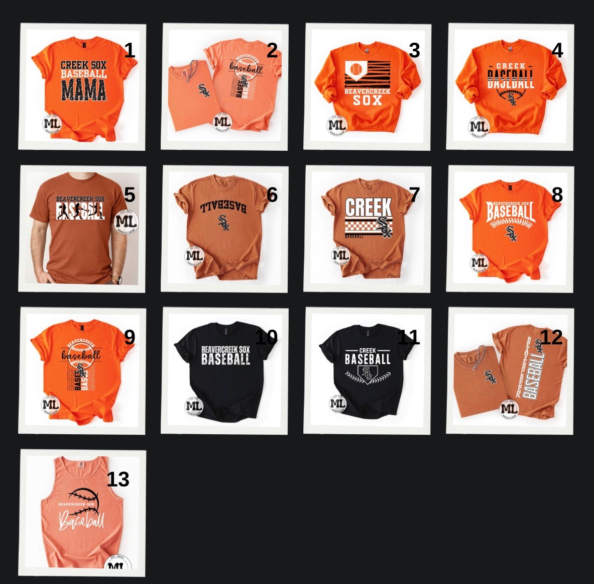 Beavercreek Sox Baseball collection