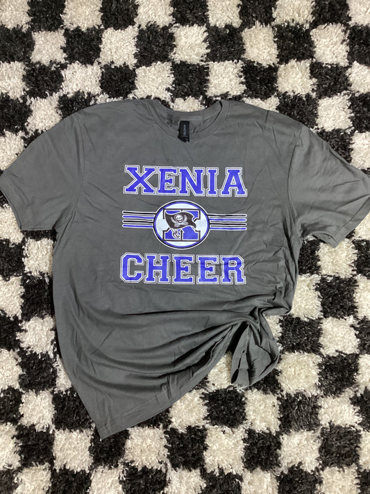 Large Xenia cheer varsity design in stock