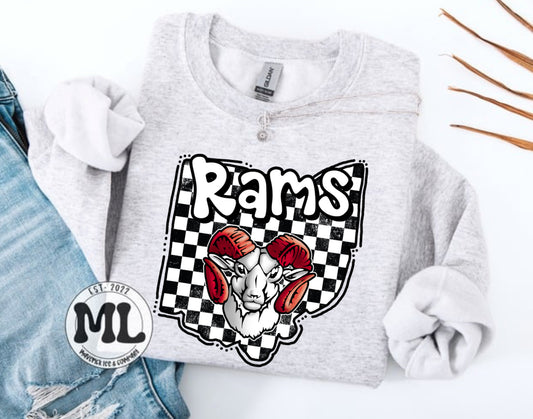 Trotwood Madison Rams - checkered Ohio ￼