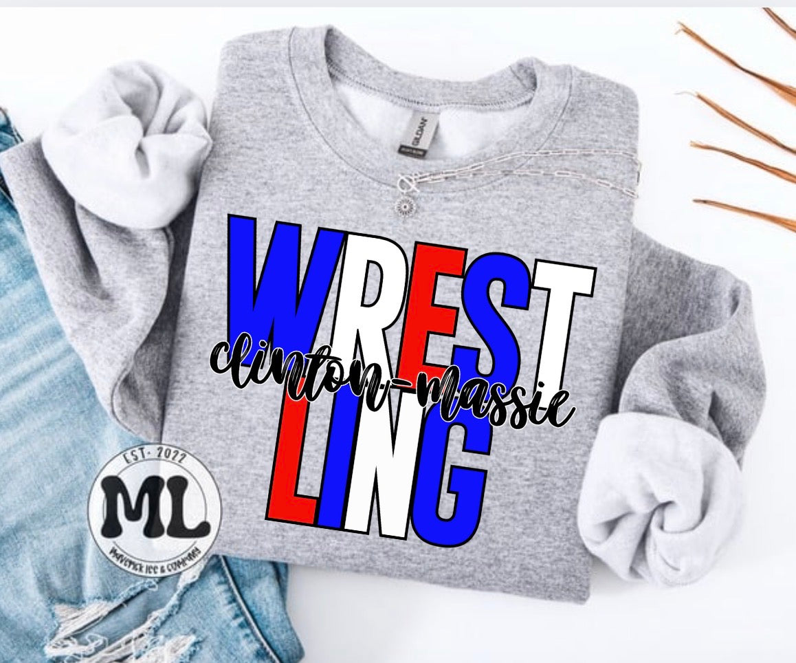 Clinton-Massie wrestling collection