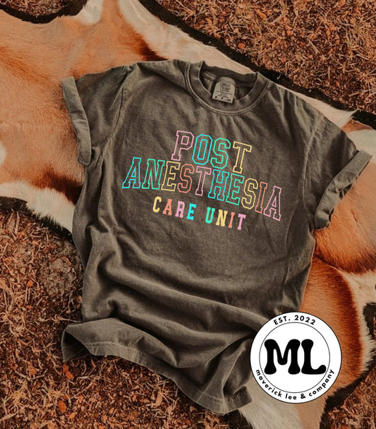 Post anesthesia care unit – pastel outline