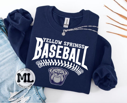 Yellow Springs Bulldogs - baseball laces