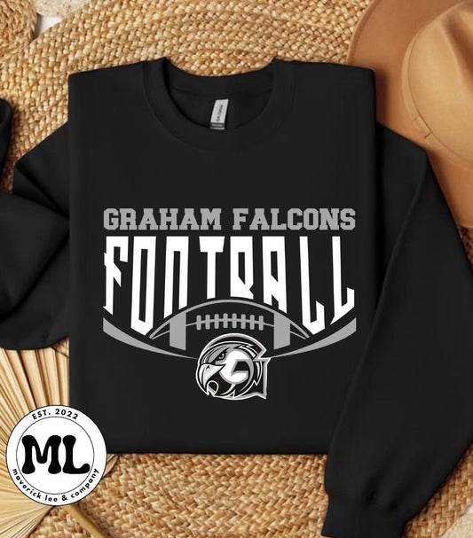 Graham falcons - football half ball