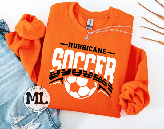 Wilmington Hurricane Women’s soccer - duo tone soccer