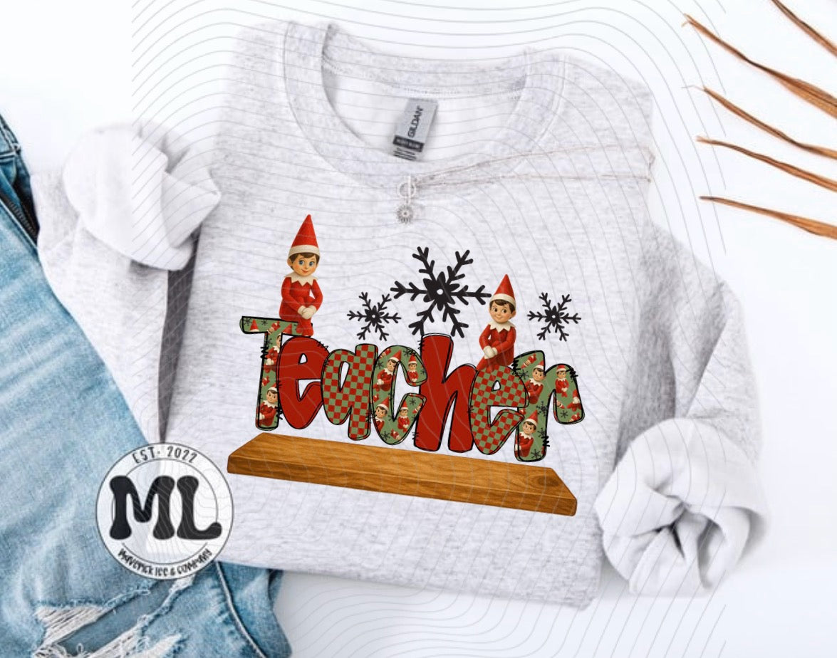 Teacher on the shelf