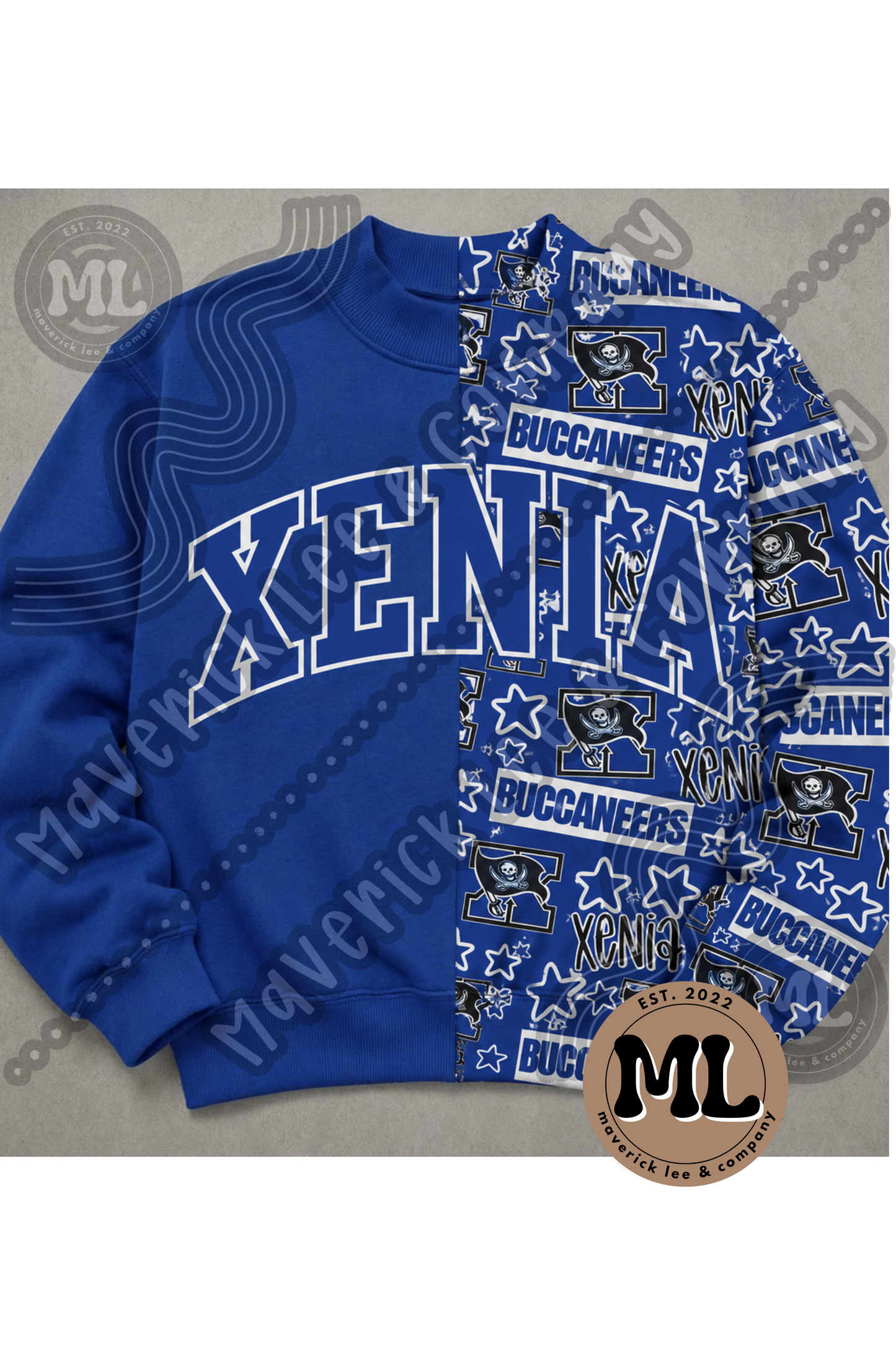 Split Decision Mock Neck