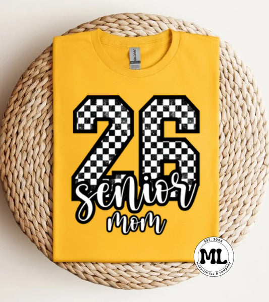 Senior mom 26 checkered