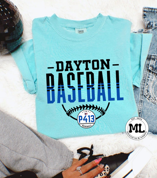 P413 - Dayton baseball duo tone