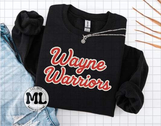 Wayne Warriors faux crochet
