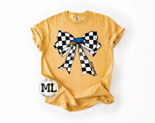 Hawks checkered bow