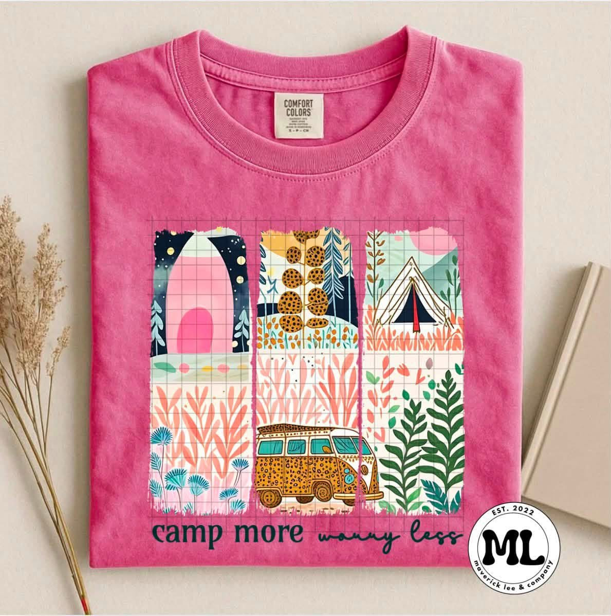 Camp more worry, less floral