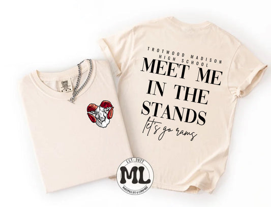 Trotwood Madison Rams - meet me in the stands front and back