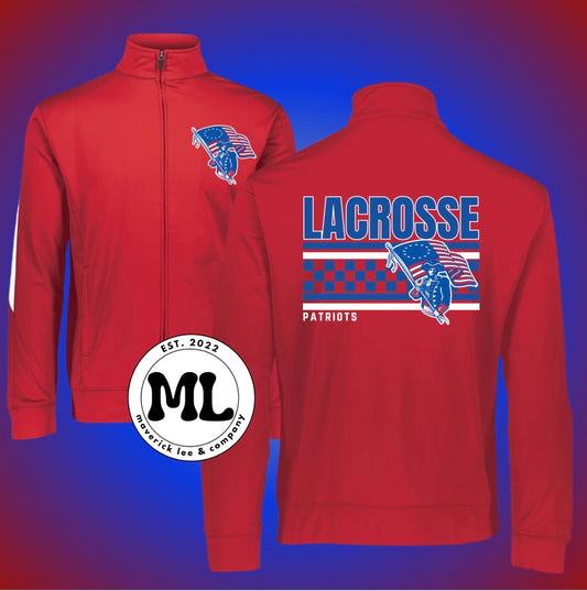 Carroll Patriots Lacrosse checkered Jacket
