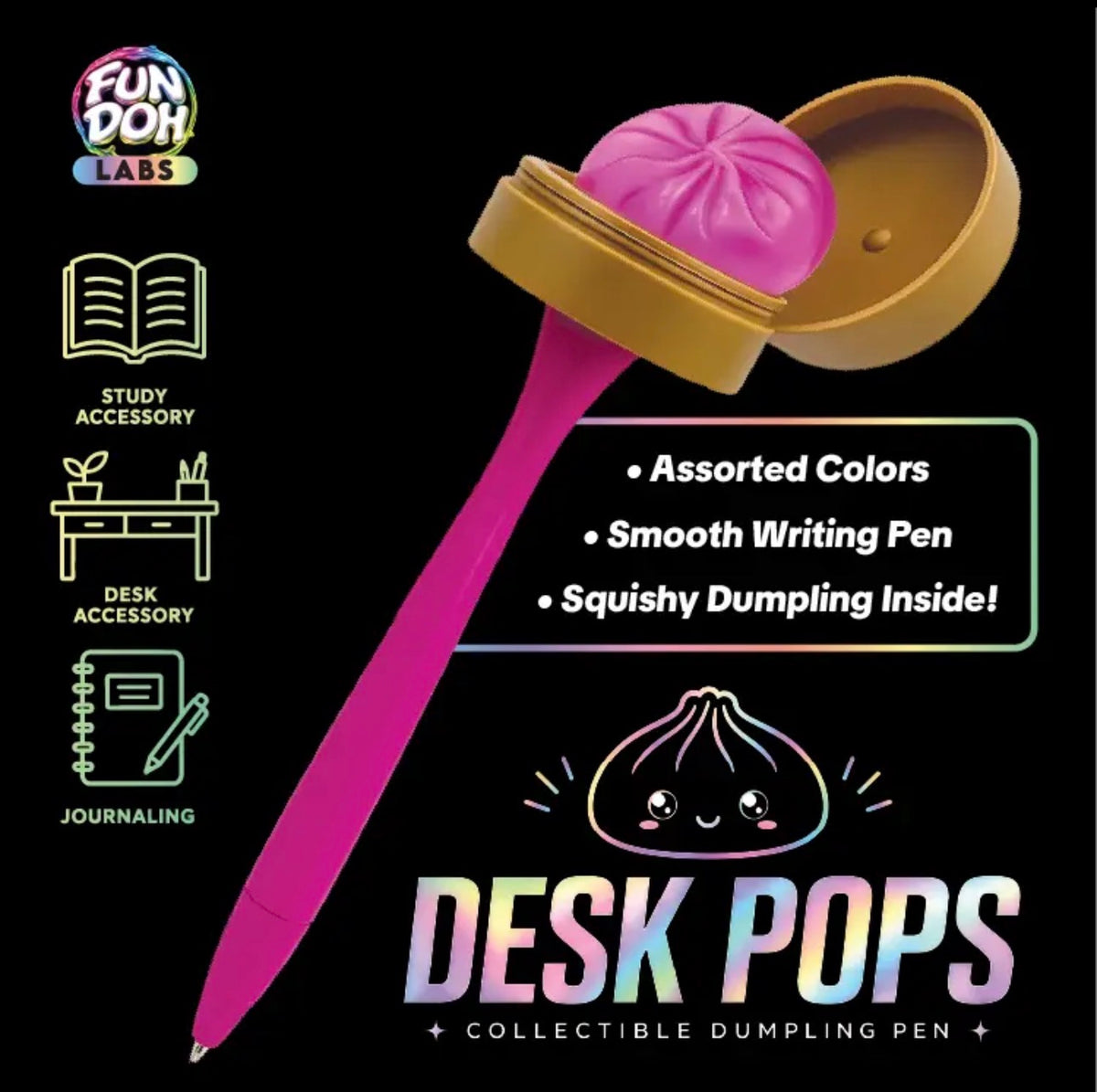 DESK POPS — MYSTERY SQUISHY DUMPLING PENS