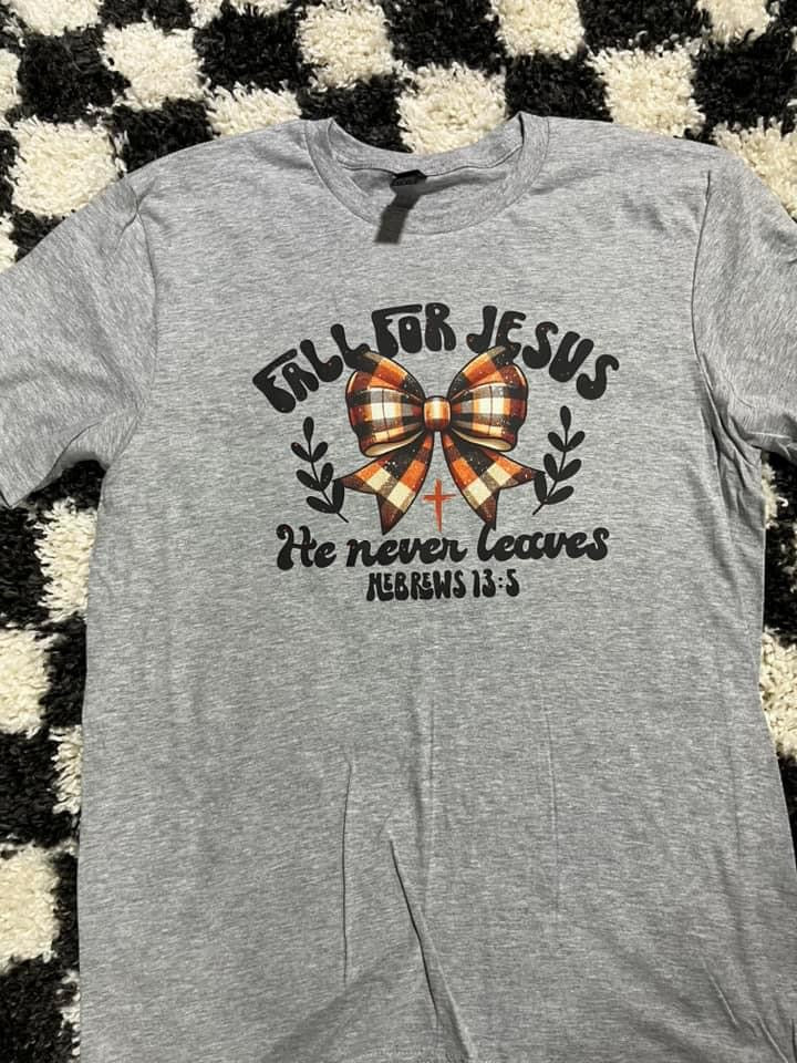 M - Fall for Jesus - in stock