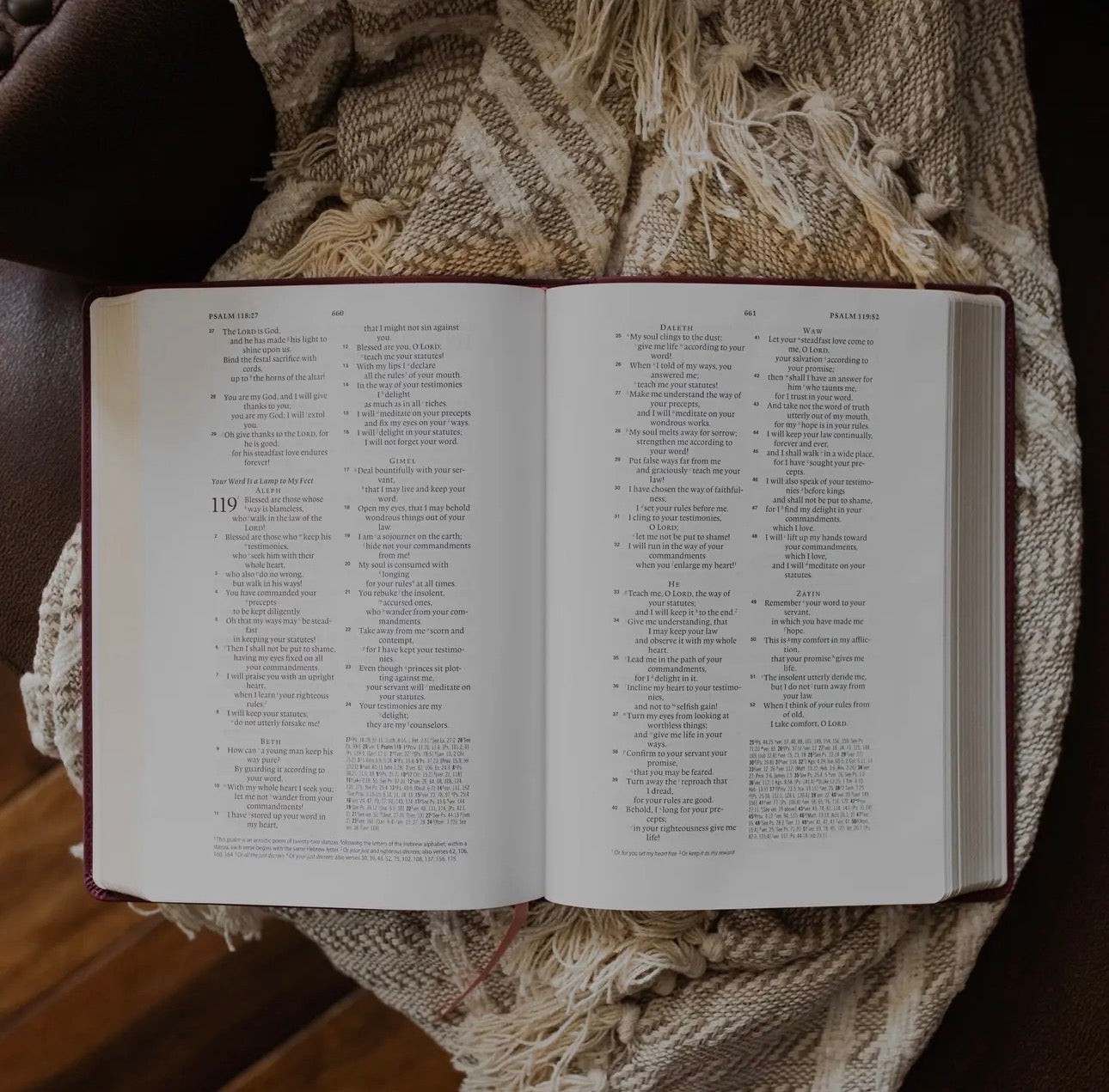 Esv Wide Margin Reference Bible - Psalm 139:5