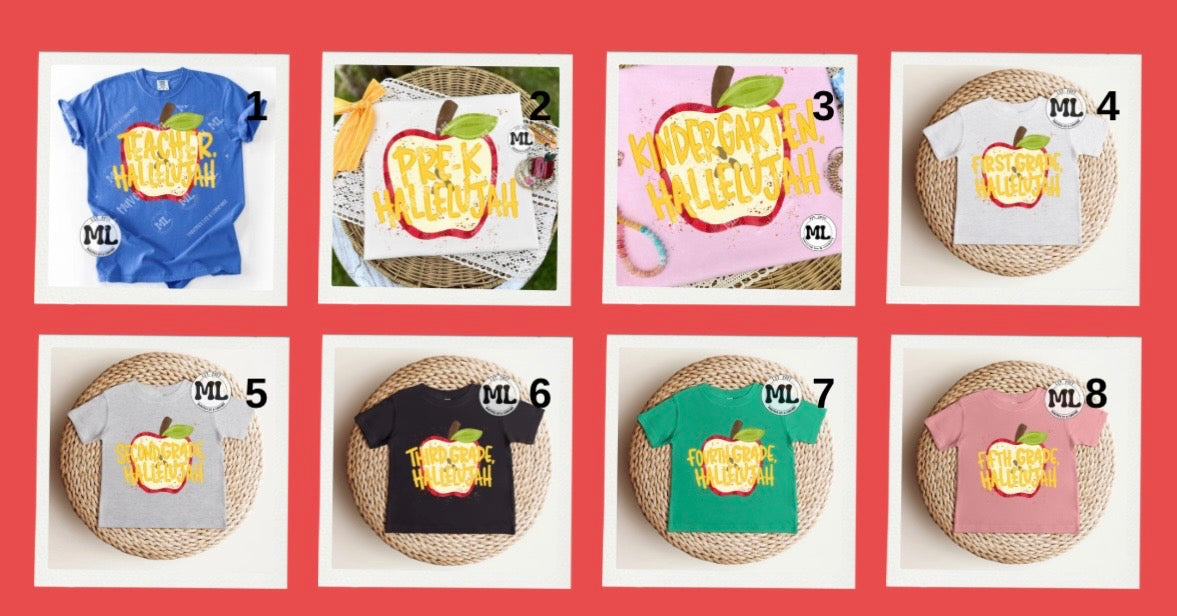 Back to school hallelujah collection