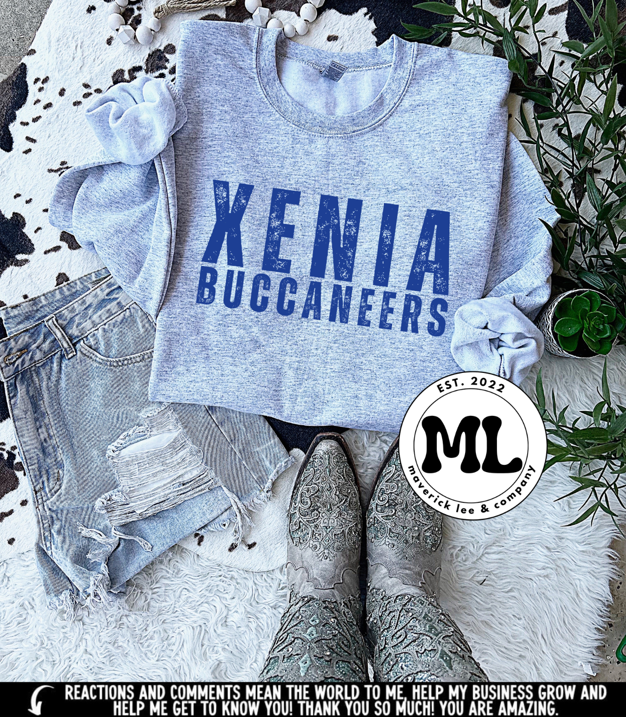 Xenia Buccaneers distressed