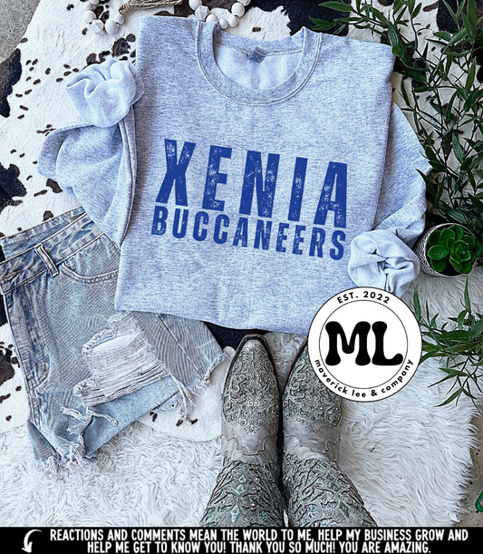 Xenia Buccaneers distressed