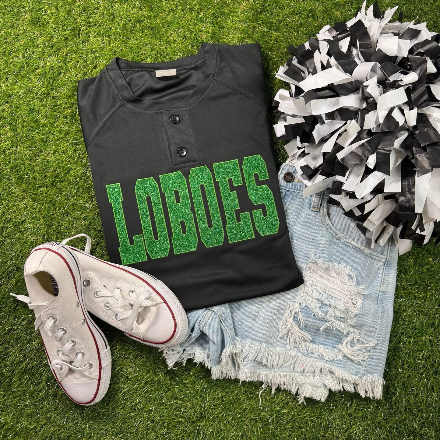 Two button Fan embroidered Jersey
