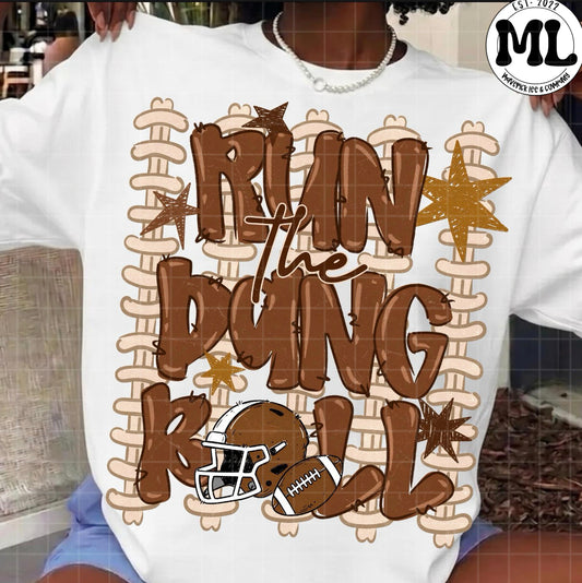 Run the dang ball with laces
