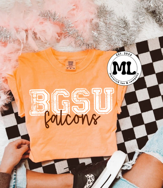 Bowling Green - BGSU falcons distressed