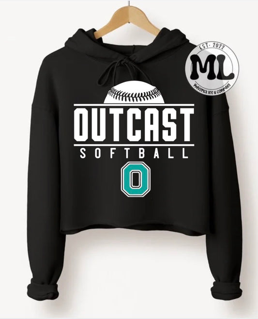 Outcast softball - white