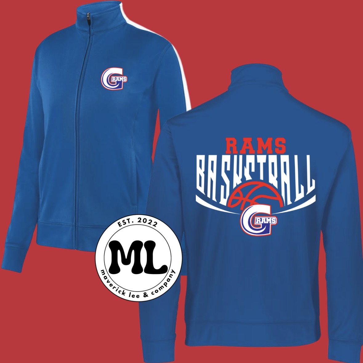 Greeneview Rams basketball Jacket