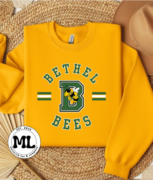 Bethel bees circle + lines