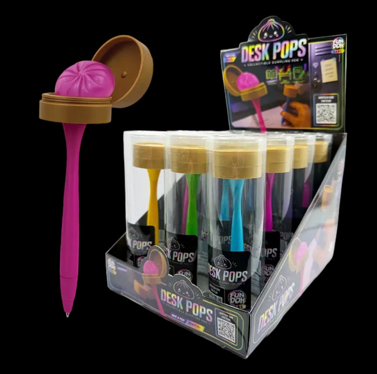DESK POPS — MYSTERY SQUISHY DUMPLING PENS