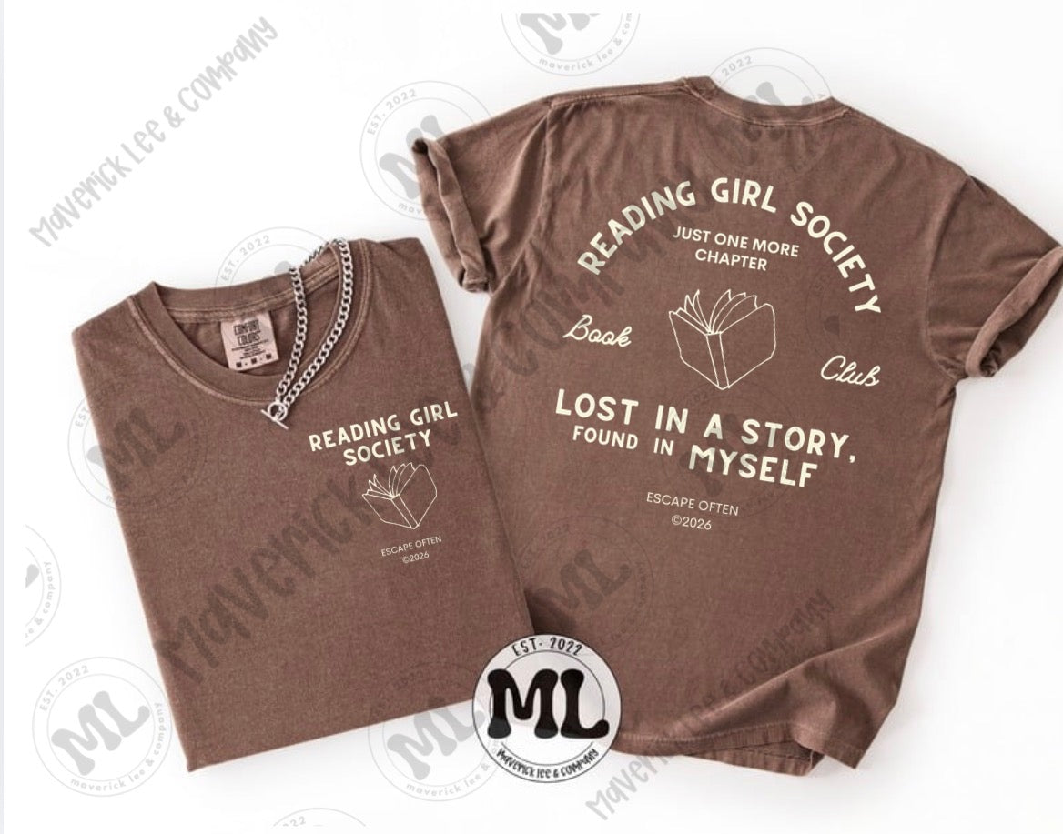 Reading girl society - ivory