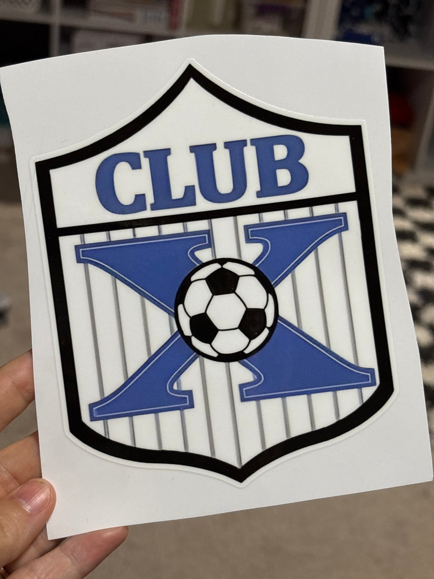 6 inch car decal in stock