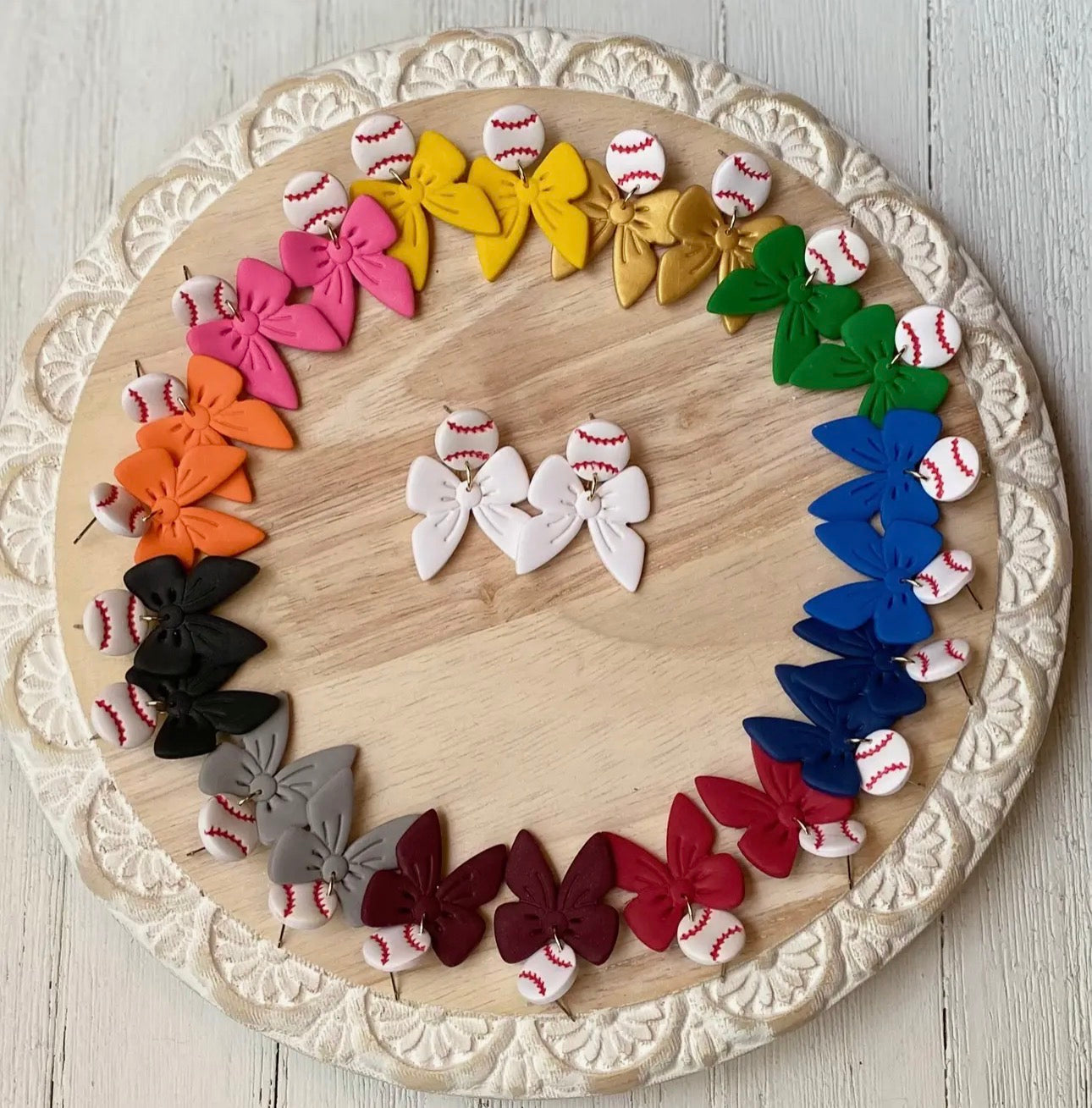 Sports bow Earrings